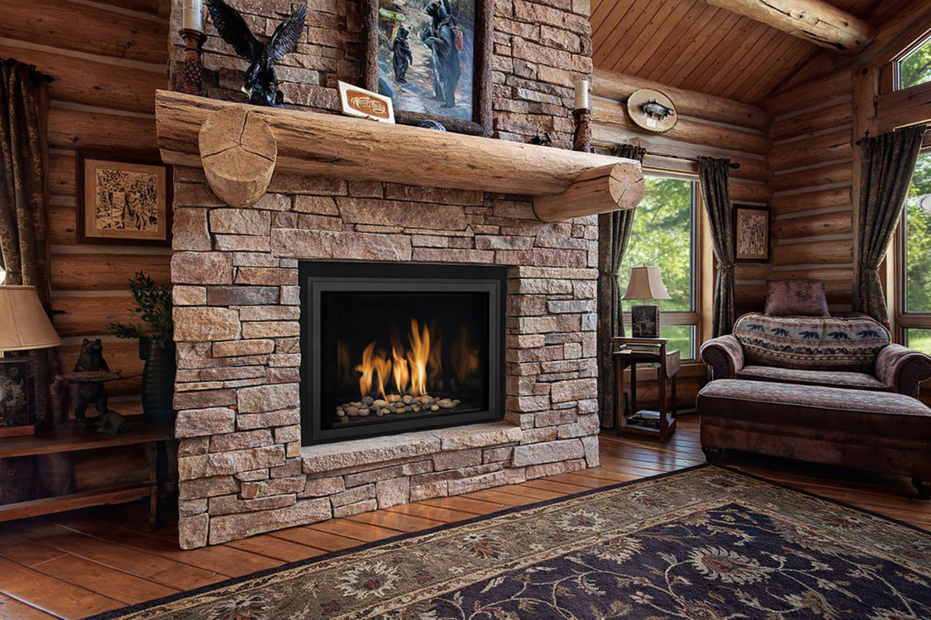 Fireplace installation in Oceanside, CA